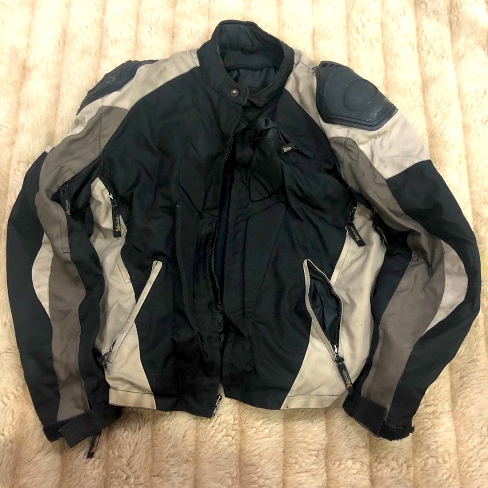 🏍 XElement Men’s Full Armor Motorcycle Jacket XL